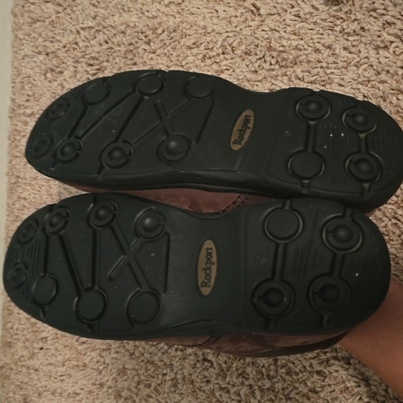 Rockport Men's Brown Leather Lace UP Shoes / Size 10**see description** - Picture 8 of 10